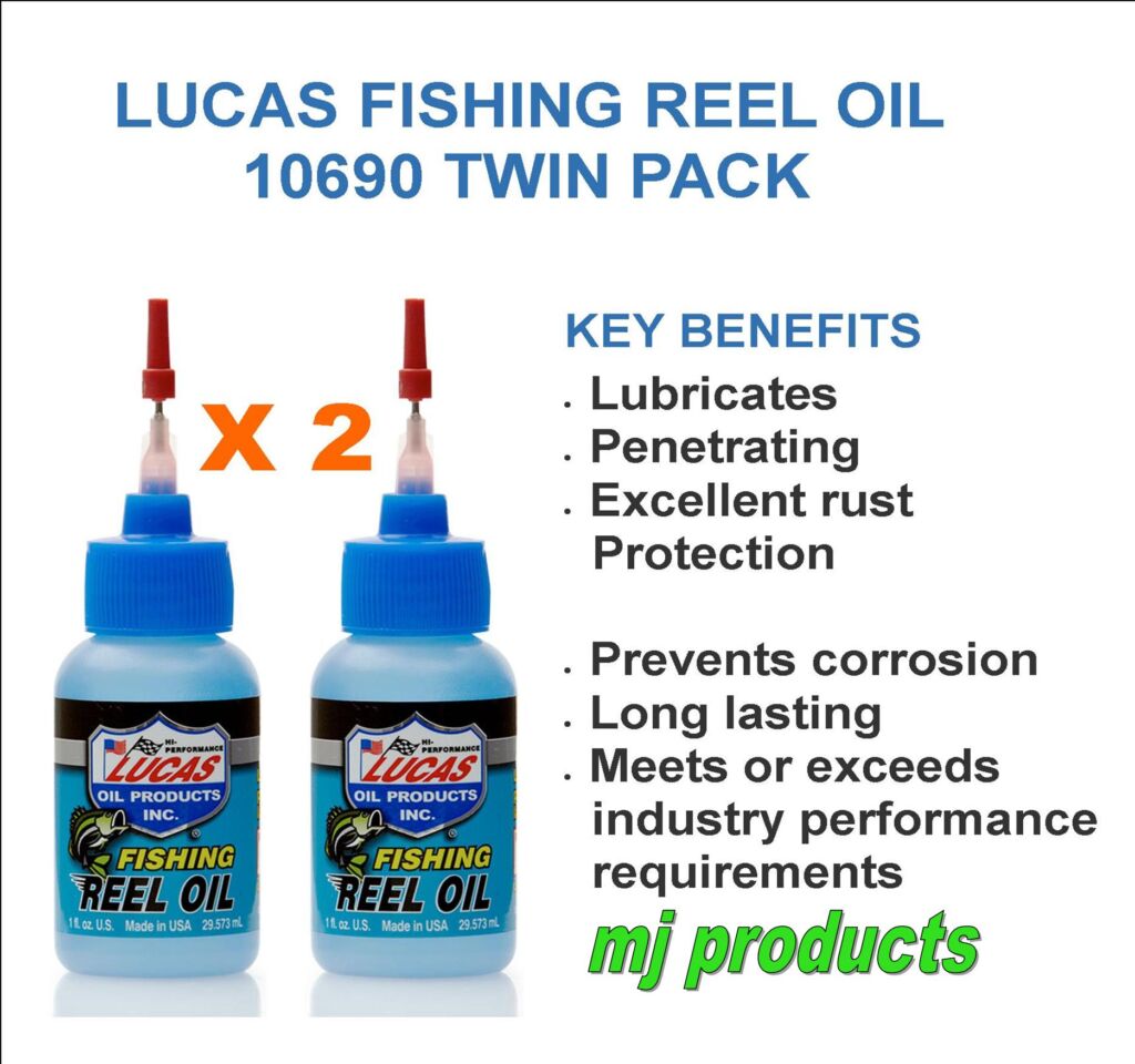 LUCAS OIL fishing reel oil 30ml 10690 fishing rod twin pack - MJ Products, Solar Fans & Lights, Vehicle Accessories, Auto-Transmission Parts