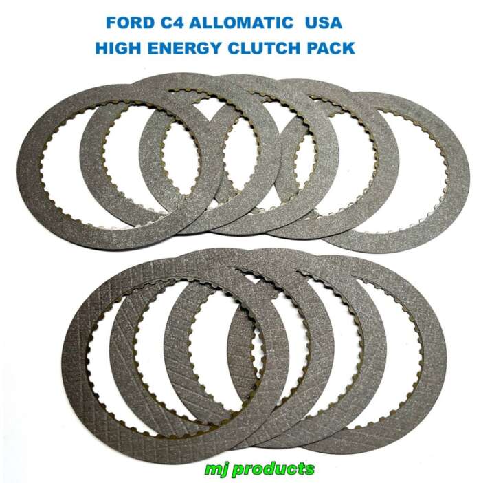 Ford, C4, C9, C10,  clutch pack, frictions, Allomatic USA brand, high energy