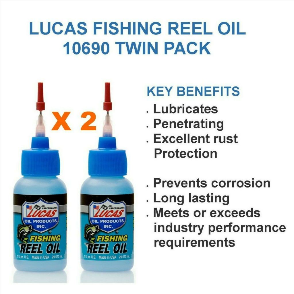 LUCAS OIL FISHING REEL OIL 30ml 10690 FISHING ROD TWIN