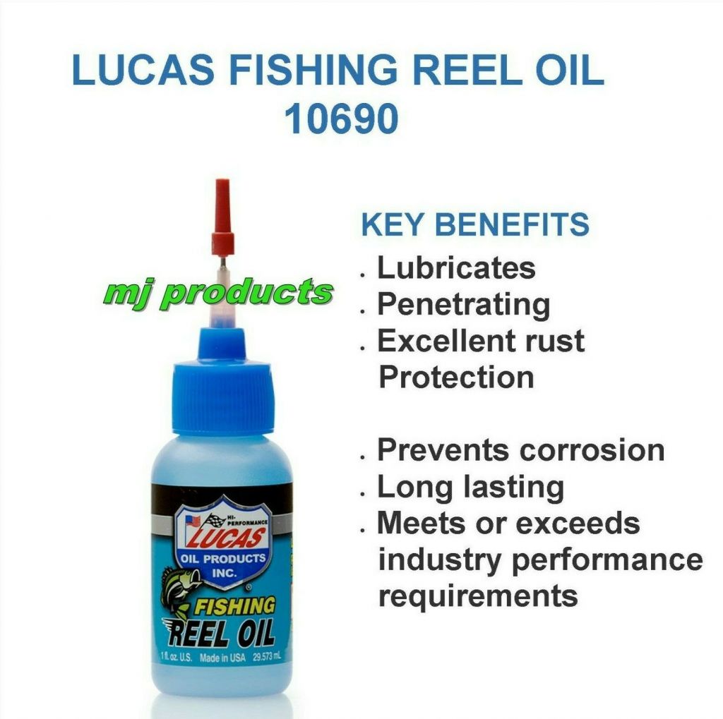 LUCAS OIL FISHING REEL OIL 30ml 10690 FISHING ROD - MJ Products