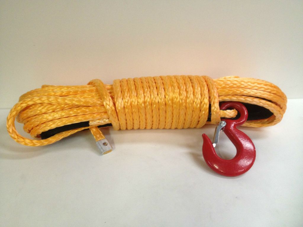 Winch rope 10mm x 40m dyneema 10.4 ton (min test data) hook/protector  sleeves - MJ Products, Solar Fans & Lights, Vehicle Accessories, Auto-Transmission Parts